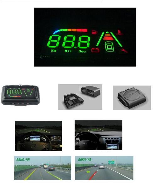 Lane Departure Warning System - High-Tech Processing Analysis Technology, Visual Sensing Camera | Head-Up Display, Lane Departure Alerts, Collision Warnings, Night Vision Capabilities