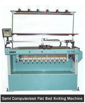 Semi Computerized Flat Bed Knitting Machines