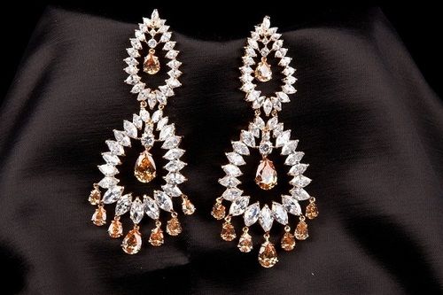 Pearl CZ Earrings