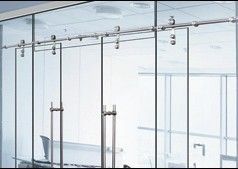 Transparent Glass Doors