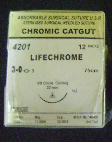 Chromic Catgut Absorbable Surgical Sutures