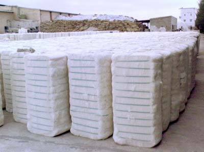 Raw Cotton Bales - Organic Cotton, Lightweight and Porous Texture, Ideal for Garment Production