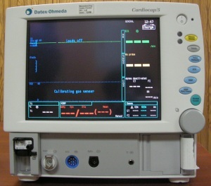 GE Datex Ohmeda Cardiocap/5 Anesthesia Monitor