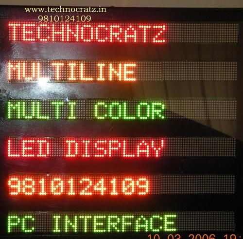 Multicolor Multiline Displays