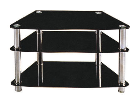 Promotional Black Glass Television Stand