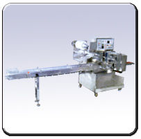 Horizontal Flow Wrapping Machine To Pack Variety Of Solid Shapes And Materials