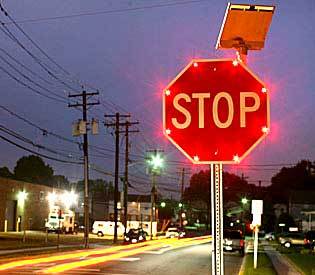 Solar Road Blinkers