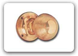 Reeded Center Door Knob