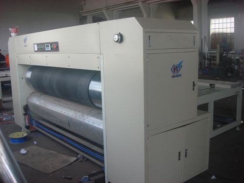 Rotary Die Cutting Machine - 3/5/7/9/11 Ply, 60 Sheets/Min Speed , Chain Feed Device with 360-Degree Electric Phasing