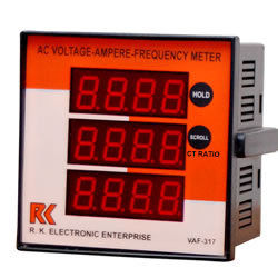 Digital Ampere-Voltage-Frequency Meter (C.T. Selectable)