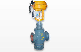 3 Way / 2 Way Pneumatic Diaphragm Operated High Temperature Control Valves