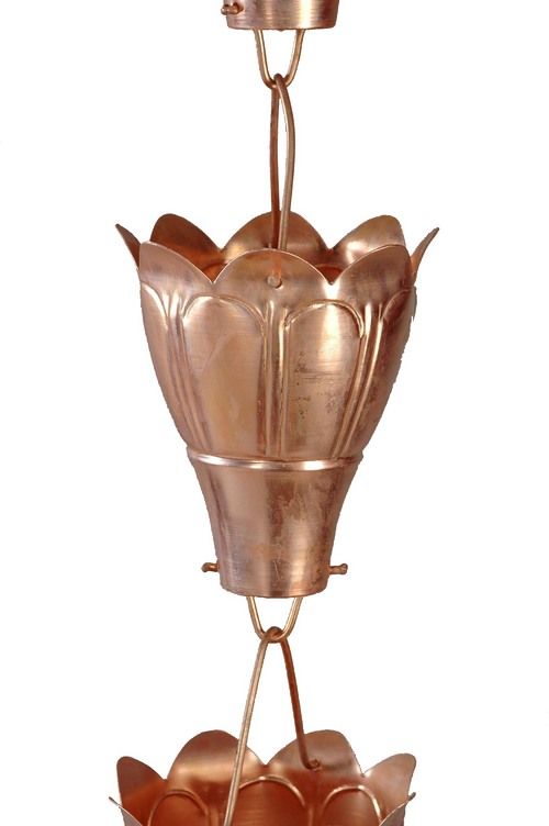 Bluebell Copper Rain Chain