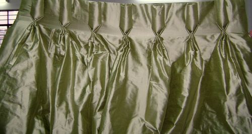 Silk Goblet Pleated Curtain