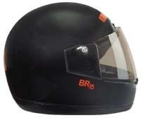 Motorbike Black Helmets