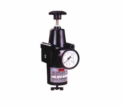 SAGA Air Filter Regulator - Die Cast Aluminium, 250 Psi Max Inlet, 0-150 Psi Output Range | High Flow Capacity, Efficient Filtration, Easy Installation, Simplified Maintenance