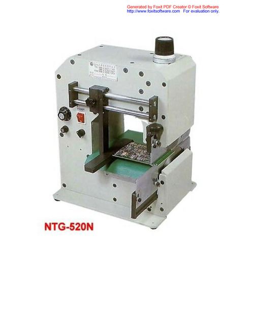 Pre-scored PCB Depaneling Machine