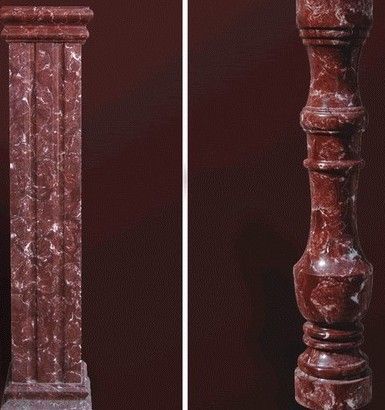 Red Marble Column