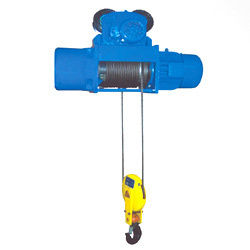 Electric Wire Rope Hoist - 250kg to 50 Ton Lifting Capacity | Emergency Stop Switch, Limit Switch, IP54 Protection