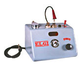 ELGI Spark Plug Cleaner and Tester - High Voltage Testing up to 12KV | Efficient Abrasive Cleaning, Multi-Range Pressure Indicator, Air Booster Compatible