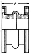 Single Arch Design Rubber Expansion Joints