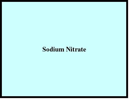 Sodium Nitrate