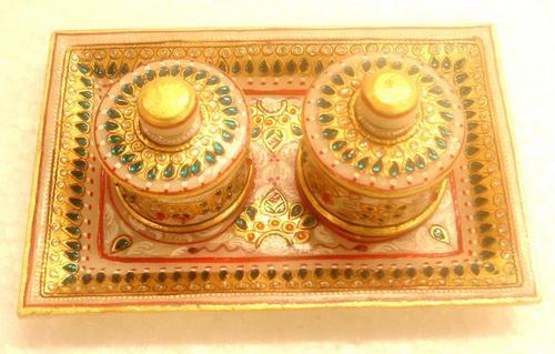 Marble Box And Tray