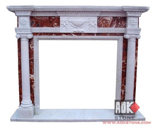 Marble Fireplace - Premium Quality Natural Marble, Customizable Designs, Elegant Finishes