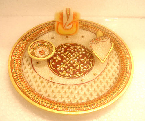 Marble Pooja Thali