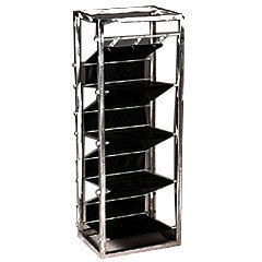 Wrought Iron Racks - 100% Wrought Iron, Highly Durable and Corrosion-Resistant | Versatile Space-Saving Solutions for CDs, Magazines, and Books