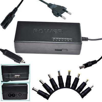 MAX 90W Universal Laptop Power Adapter For Home And Car Use
