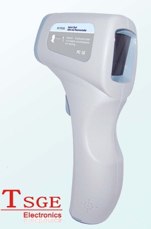 Non Contact Infrared Thermometer - 159mm x 89mm x 38mm, 220g Weight | Accurate Forehead Measurement with Unique Infrared Technology, LCD Display, Alarm Voice Identification, Stores 32 Readings, Fast Response Time