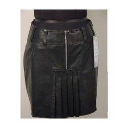 Ladies Leather Mini Skirt