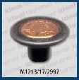 17mm Two Tone Zinc / Copper Buttons