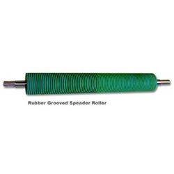 Rubber Grooved Spreader Roller - Two or Four Starts Scroll Type RH & LH, Individual Groove Type RH & LH | Delicate Film Handling, Minimal Stretch, Reduced Contact Area