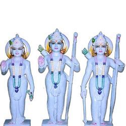 Ram Darbar Marble Statue - Pure Marble, Customizable Sizes and Postures | Fine Finish, Smooth and Shiny Texture