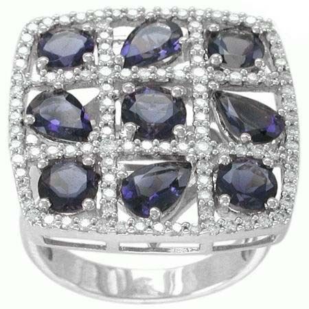 Iolite Designer Rings