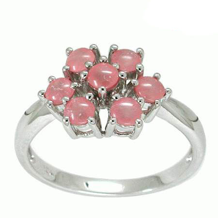 Rhodochrosite Rings