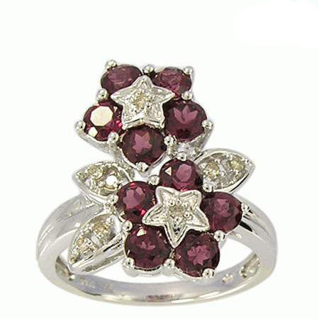 Rhodolite Garnet Rings