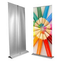 Roll Up Banners - Retractable Design, Slim and User-Friendly with Collapsible Sides for Easy Portability