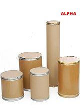 Pink Packaging Paper Round Drums