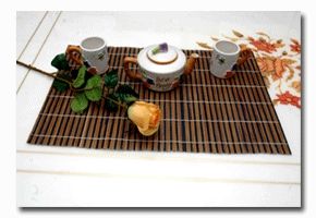 Bamboo Place Mats Color Code: White