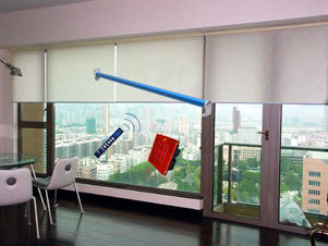 Motorised Roller Blind With Overload Protection