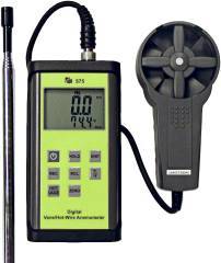 Vane And Hot Wire Velocity Meter