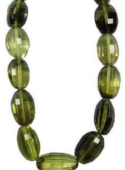 Bi-Color Lemon Quartz Faceted Oval Beads