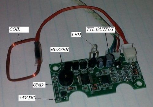 RFID Reader Module - 4800 Baud Rate, 6 Bytes Output Format | All EM Cards Compatible, Inbuilt Buzzer and LED Indicator