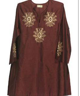 Short Silk Kurti