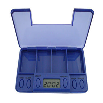 Pill Box With Timer