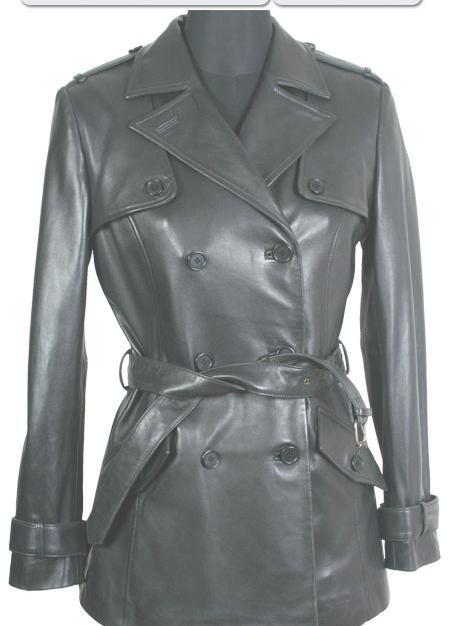 Ladies Double Breasted Jackets With Belt