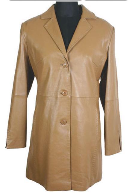 Ladies Long Leather Jackets