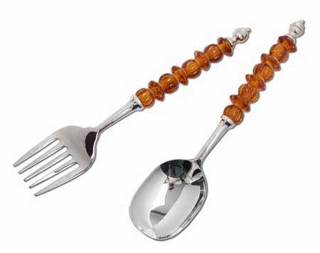 Metal Salad Servers